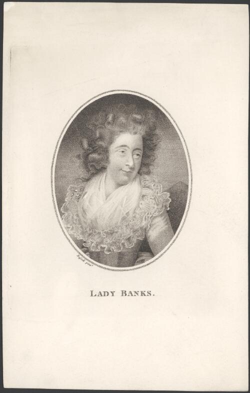 Lady Banks [picture] / Russell pinxt. [engraved by J. Collyer]