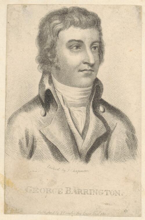 George Barrington [picture] / etched by J. Chapman