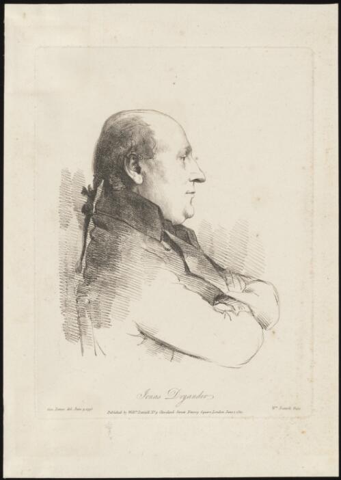 Jonas Dryander [picture] / Geo. Dance del. June 9, 1796; Wm. Daniell fecit