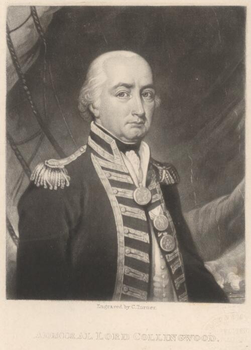 Admiral Lord Collingwood [picture] / engraved by C. Turner