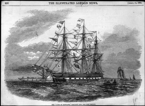 The Duke of Portland, emigrant ship, for Port Phillip / [picture]