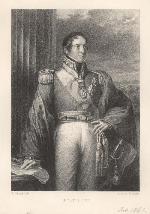 [Portrait of Sir Thomas Brisbane] [(picture) / Fr. Schenck lithr