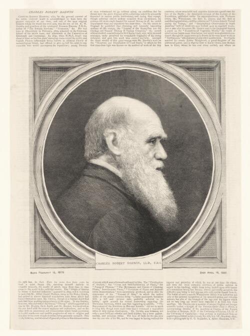 Charles Robert Darwin, LL.D., F.R.S. [picture]