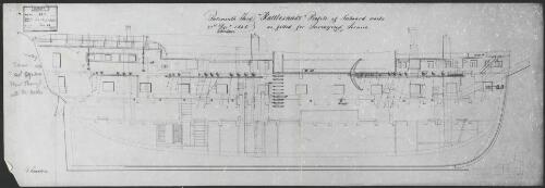[Plans for the Rattlesnake, as fitted for surveying service, 1846] [picture]