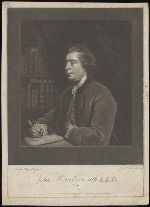 John Hawkesworth, LL.D. [picture] / Sir Joshua Reynolds pinxt.; James Watson fecit