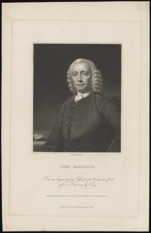 John Harrison, from an engraving by Tafsaert, published in 1768 after a painting by King [picture] / engraved by W. Holl