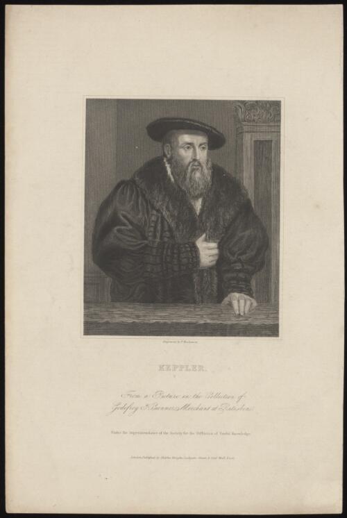 Keppler from a picture in the collection of Godefroy Kraenner, merchant at Ratisbon [picture] / engraved by F. Mackenzie