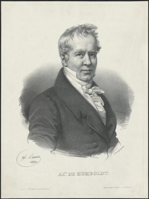 Aldre. de Humboldt [picture] / Ch. Bazin 1832; Gerard pinxt. 1832