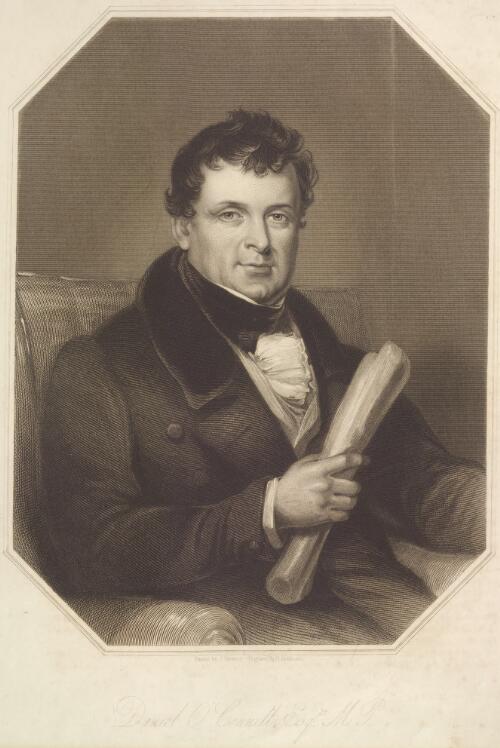 Daniel O'Connell Esqre., M.P. [picture] / drawn by J. Stewart; engraved by H. Robinson