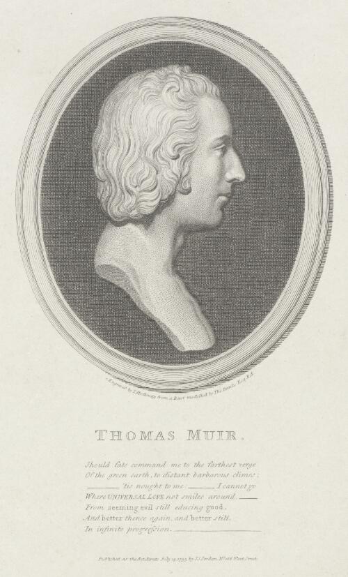 Thomas Muir [picture] / engraved by T. Holloway from a bust modelled by Tho. Banks