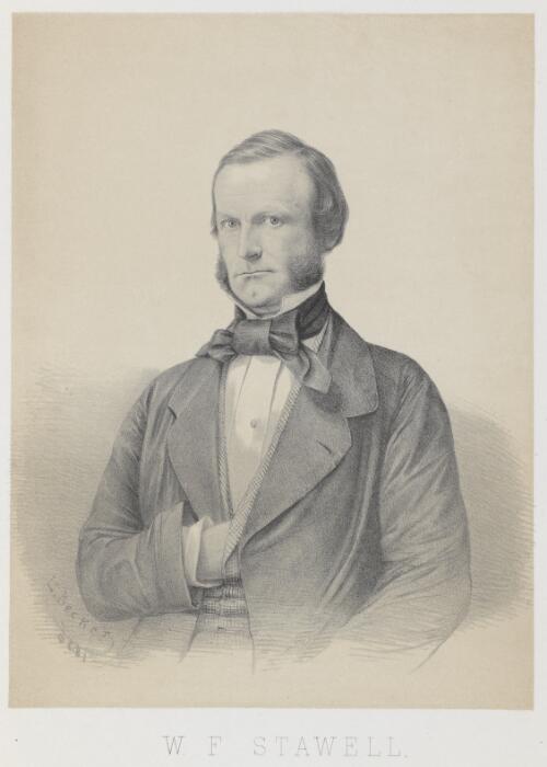 W.F. Stawell [picture] / L. Becker 1856