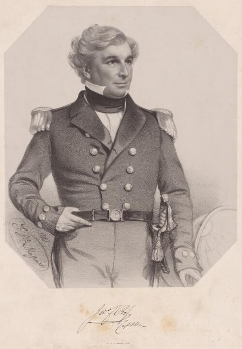 [Portrait of Sir James Clark Ross] [picture] / T.H. Maguire 1851