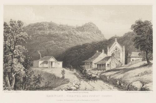 Hartley Chapel and Court House [picture] / on stone by W.L. Walton, from a sketch by Col. Mundy