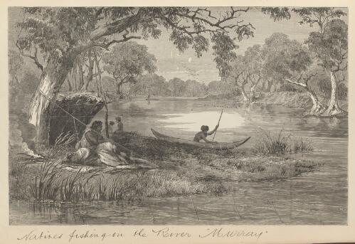 Natives fishing on the River Murray [picture] / S.C