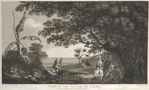 View in the island of Tanna [picture] / drawn from nature by W. Hodges; engrav'd by W. Woollett