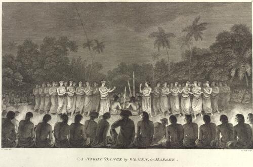 A night dance by women in Hapaee [picture] / J. Webber del.; W. Sharp sculpt