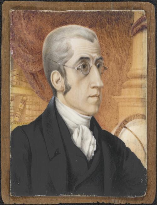 Portrait of Rev. Wm. Yate [picture] / by C.J.M. Whichelo, Chalk Cottage, Brixton