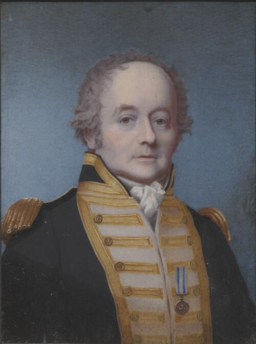 [Portrait of Rear-Admiral William Bligh] [picture] / A. Huey pinxt. 1814