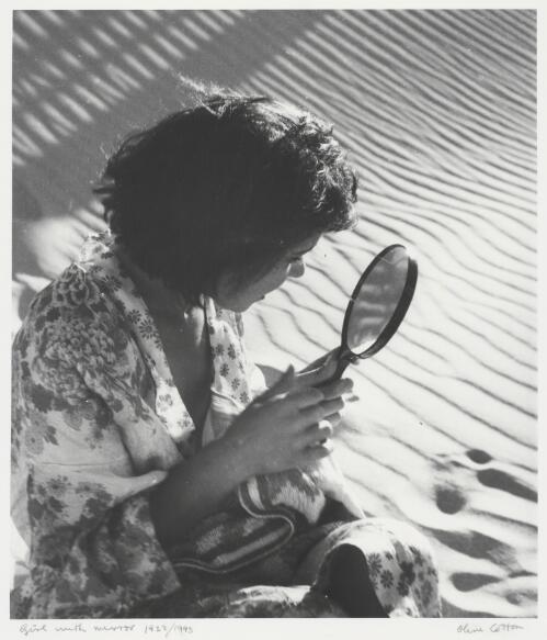 Girl with mirror [picture] / Olive Cotton