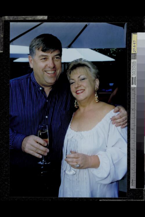 Alan Dodge, formerly of the National Gallery of Australia with Elizabeth Boydell, 1997 [picture] / Gary Schafer