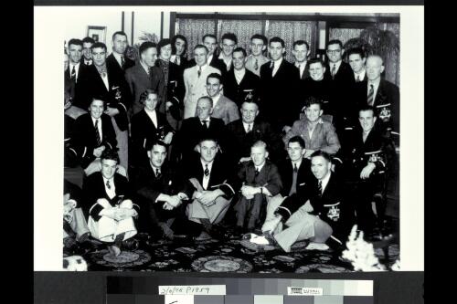 Reception at Adelaide Town Hall, 25th May 1936, prior to the departure of the Australian team to the Olympic Games in Berlin [picture]