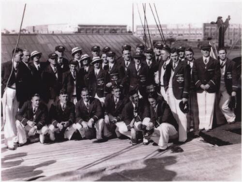 Australian Olympic team to the 1936 Berlin Olympics on board S.S."Mangolia" [picture]