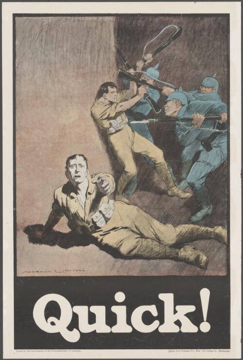 Quick! [picture] / Norman Lindsay