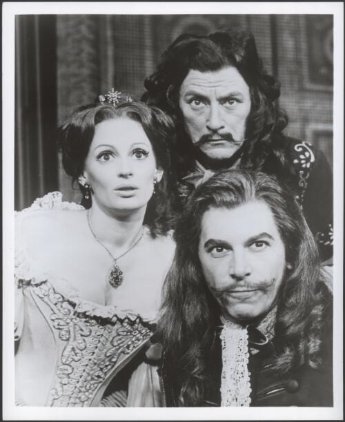 Portrait of Patricia Conolly with Sydney Walker and Richard Easton in the Misanthrope, Phoeark Production, New York, 1967? [picture]