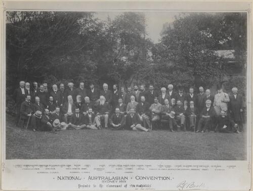 National Australasian Convention, Sydney, 1891 [picture]
