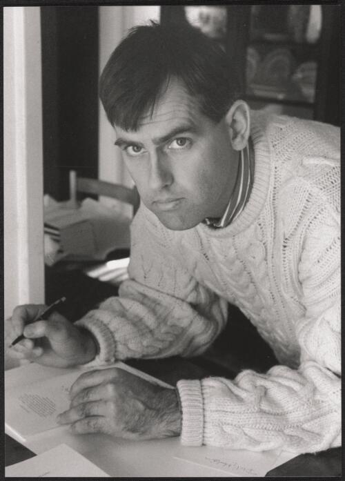 Portrait of Philip Hodgins, 1993 [picture] / Alec Bolton