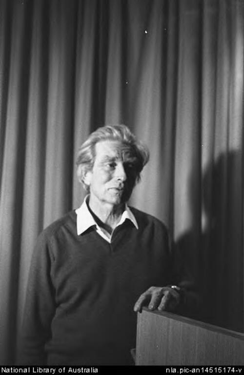 Portrait of Roland Robinson, 1983 [picture] / Alec Bolton