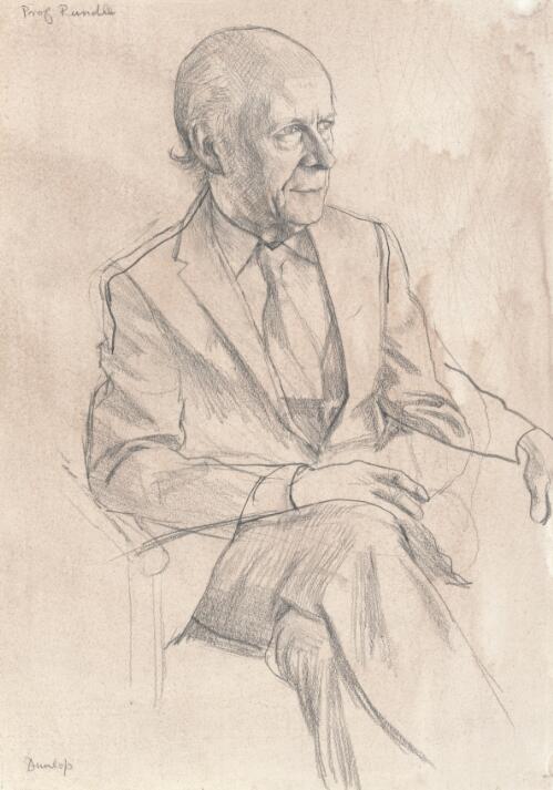 Portrait of Professor Rundle [picture]/ Brian Dunlop