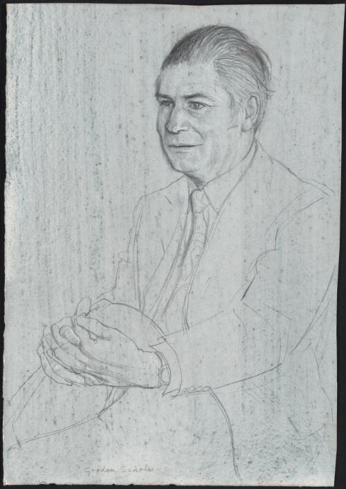 Portrait of Gordon Scholes [picture] / Brian Dunlop