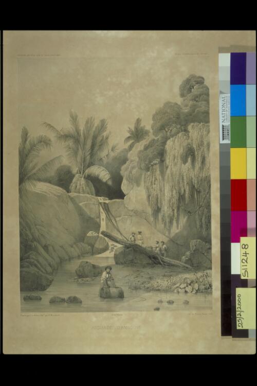 Aiguade d'Amboine [picture] / dessine par L.  Le Breton ; lithe.  par P. Blanchard