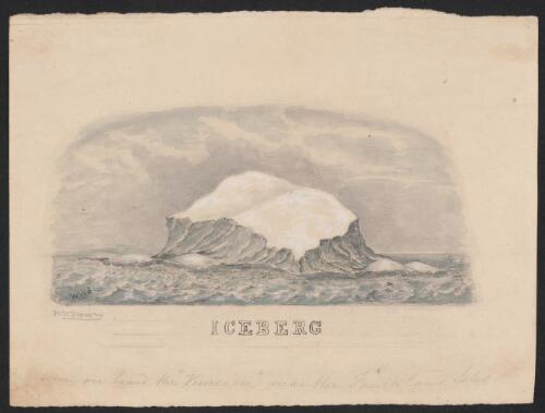 Iceberg seen on board the "Vimeira" near the Falkland Isles [picture] / W.W. Stevens