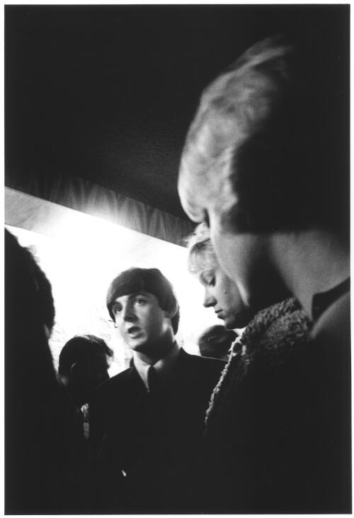 Paul McCartney at Beatles press conference, Kings Cross, Sydney, 1964 [picture] / Robert McFarlane