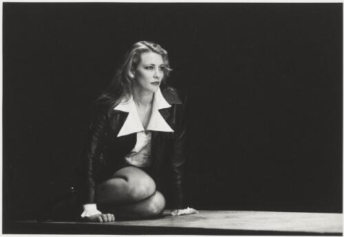 Actor Cate Blanchett in Stephen Sewell's "The Blind Giant is dancing", Belvoir Street Theatre, 1995 [picture] / Robert McFarlane