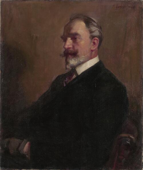 [Portrait of Sir Arthur Streeton] [picture] / Longstaff