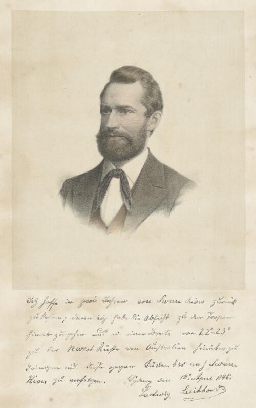 [Portrait of Ludwig Leichhardt] [picture]