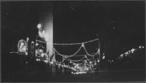 [Street illuminated for visit to Sydney of H.R.H. the Prince of Wales, June - July 1920] [picture]