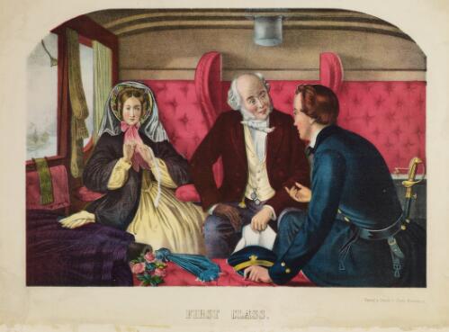 First class [picture] / lithograph by Seitz Wandsbeck from an original painting by Abraham Solomon