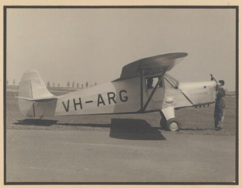 [Monoplane VH-ARG] [picture]