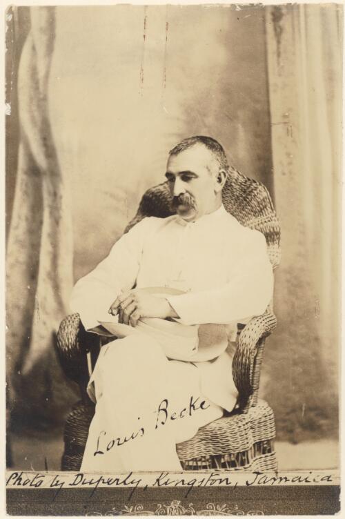 Portrait of Louis Becke [2] [picture] / A. Duperly & Sons