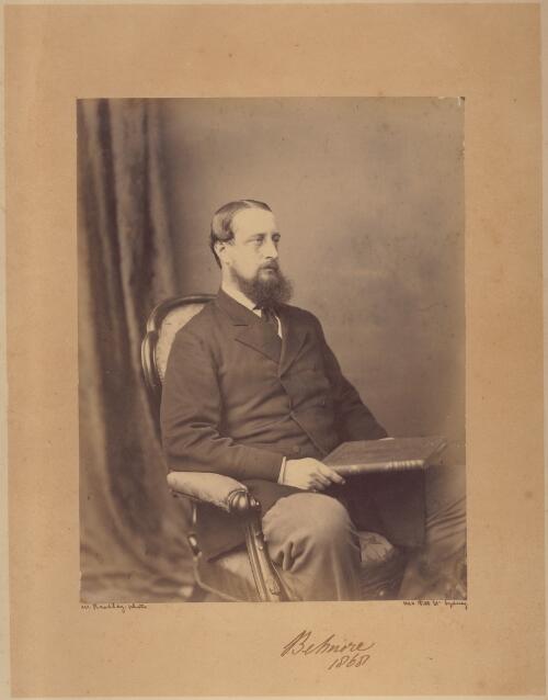 [Portrait of the Earl of Belmore, Governor of New South Wales, 1868] [picture] W. Bradley