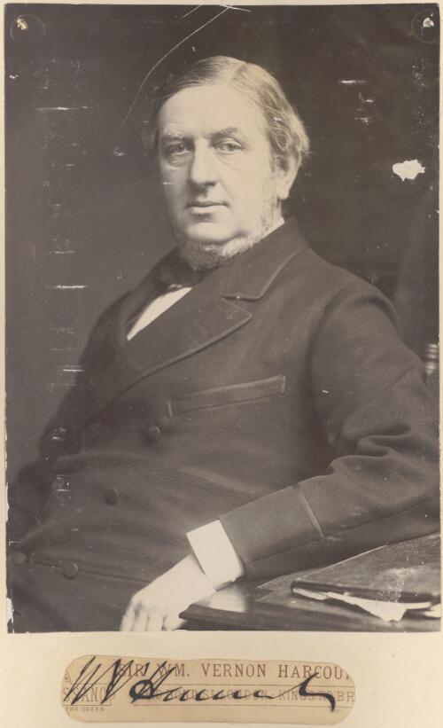 Portrait of Sir W. M. Vernon Harcourt [picture]