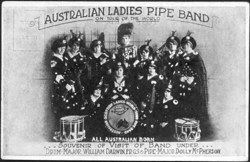Australian Ladies Pipe Band on tour of the world [picture]