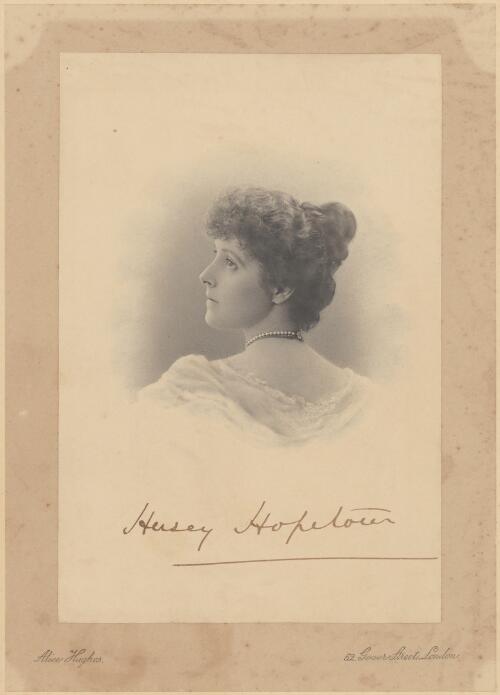Portrait of Hersey Hopetoun [picture] Alice Hughes