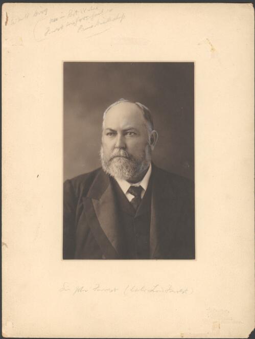 Portrait of John Forrest, later Lord Forrest [picture] / The Swiss Studios