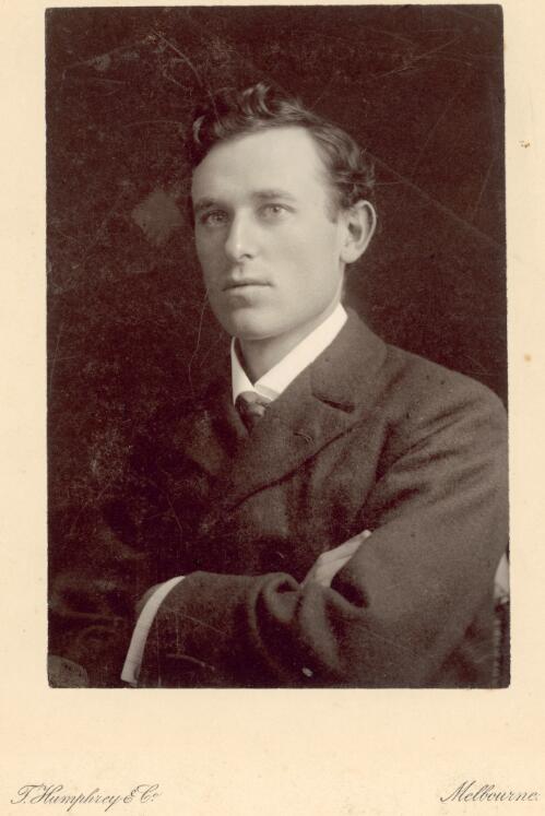 Portrait of Louis Esson [picture] /cT. Humphrey & Co