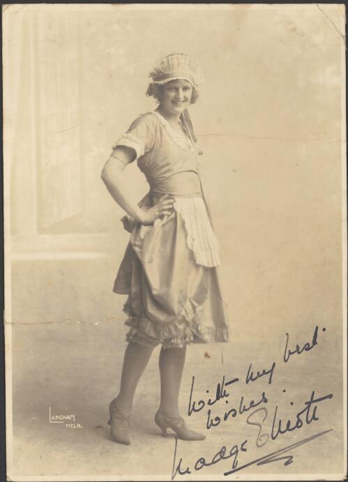 Madge Elliott as Victorine in the J.C. Williamson production of A Night Out [picture] / Langham